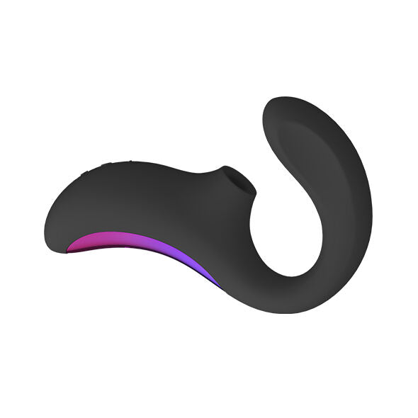 LELO - ENIGMA DOUBLE SUCTION STIMULATION MASSAGER BLACK