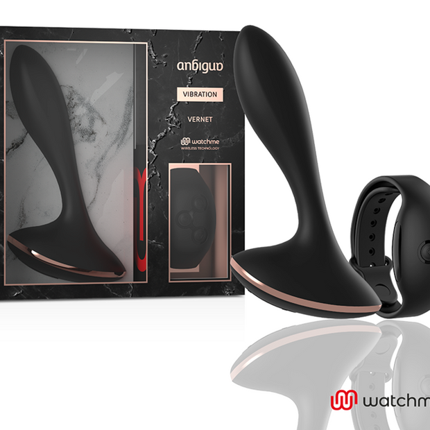 ANBIGUO - WATCHME REMOTE CONTROL VIBRATOR ANAL PLUG VERNET