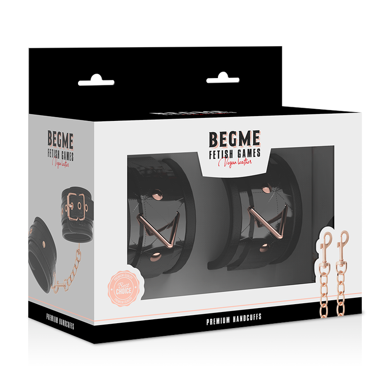 BEGME - Premium Black Edition neopreenivuoratut käsiraudat