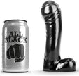 ALL BLACK - Dildo musta 15 cm