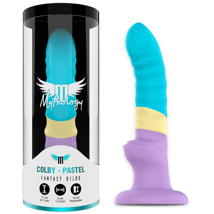 MYTHOLOGY - Colby pastellinvärinen dildo, M koko