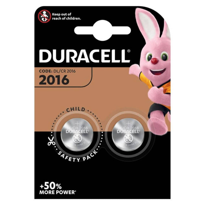 DURACELL - CR2016 litiumnappiparisto 3V 2 kpl