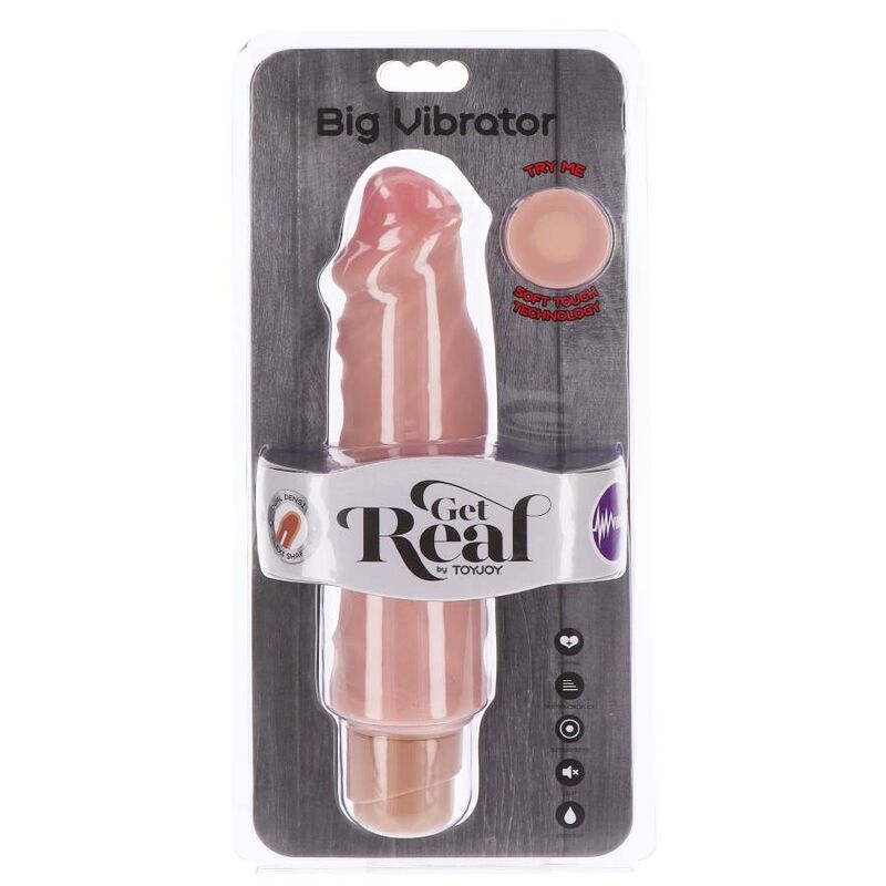 GET REAL - Iso realistinen vibraattori 20,5 cm 