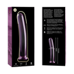 NEBULA SERIES BY IBIZA - Model 8 boorisilikaattilasi dildo, pinkki 14,5 cm x 2 cm