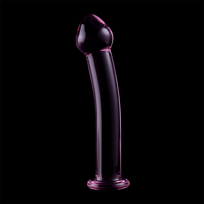 NEBULA SERIES BY IBIZA - Borosilikaattilasidi dildo pinkki 16 cm Ø 3 cm