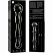 NEBULA SERIES BY IBIZA - MODEL 13 DILDO BOROSILICATE GLASS CLEAR 18 CM -O- 3.5 CM
