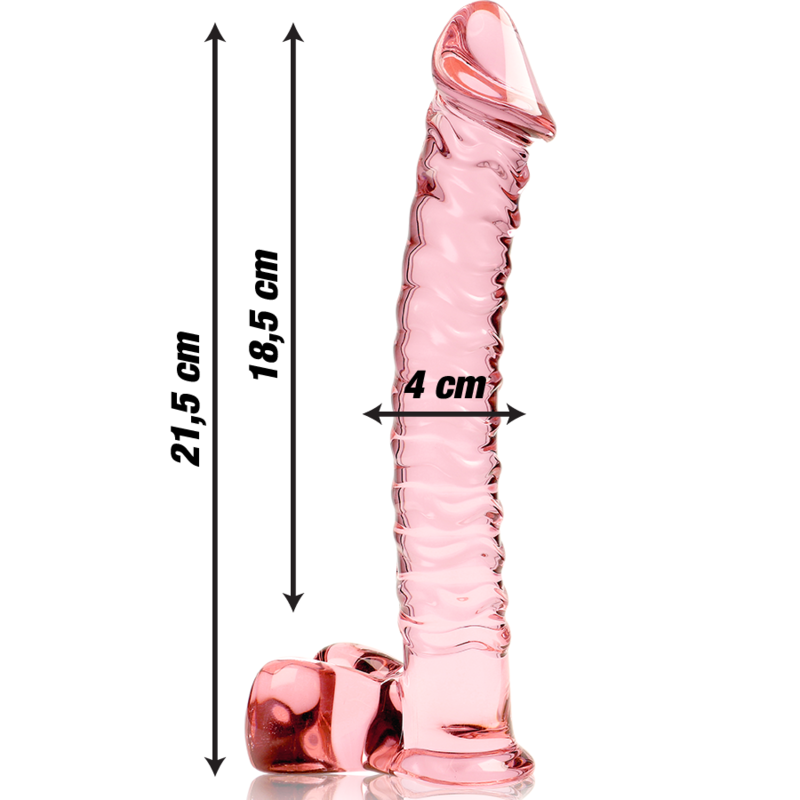 NEBULA SERIES BY IBIZA - Pinkki dildo, 21,5 cm 