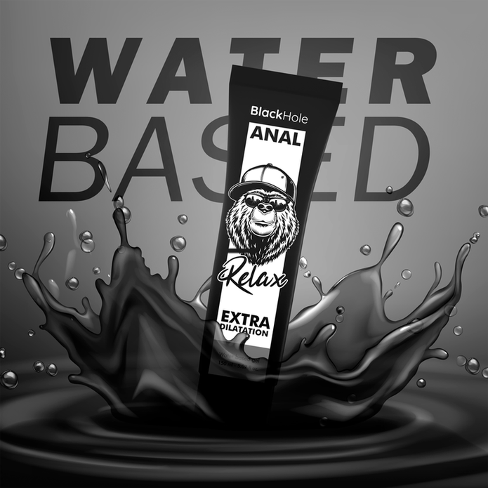 BLACK HOLE - Vesipohjainen anaalilaajenninliukuvoide  150 ml