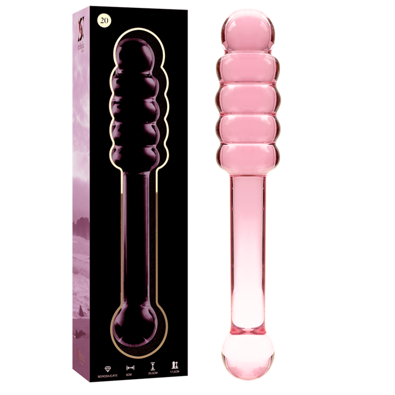 NEBULA SERIES BY IBIZA - Pinkki dildo, 20,5 cm, Ø 3 cm