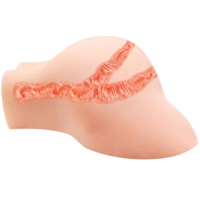 CRAZY BULL – VAGINA OCH ANUS MED REALISTISKT NÄT MED VIBRATION