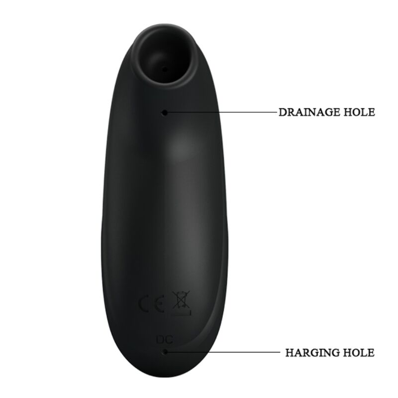 PRETTY LOVE - LUXURY RECHARGEABLE SUCTION MASSAGER BLACK