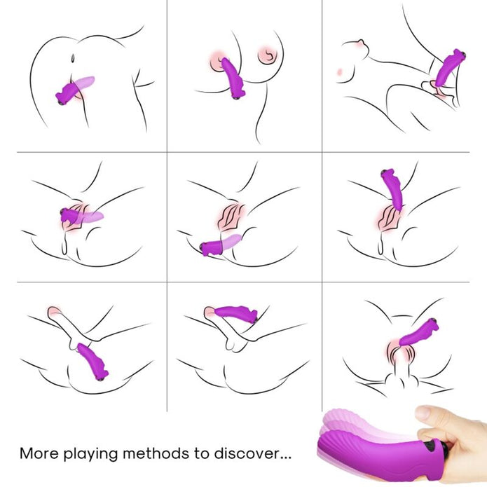 ARMONY - Violetti sormivibraattori 