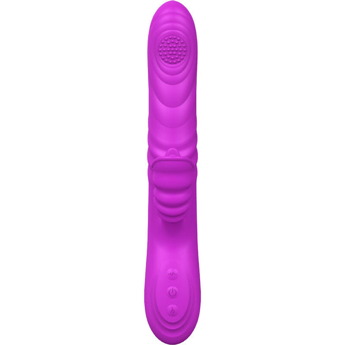 ARMONY - ANGELIA MULTIFUNCTION VIBRATOR WITH STIMULATING TONGUE VIOLET HEAT EFFECT