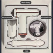 ARMONY - FKING MACHINE JUSTERBAR & AUTOMATISK VIBRATOR VIT