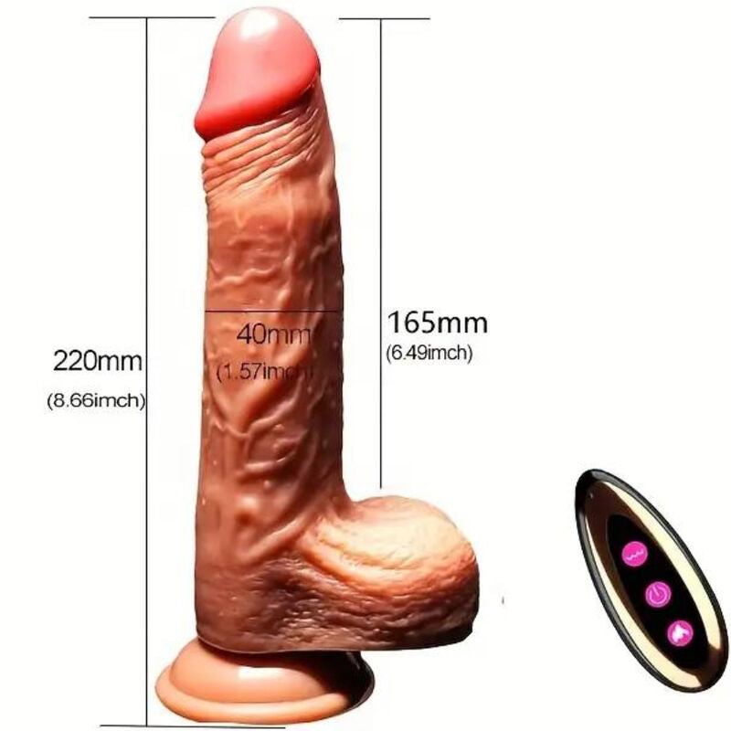 ARMONY - Realistinen värisevä dildo kauko-ohjauksella 22,5 cm