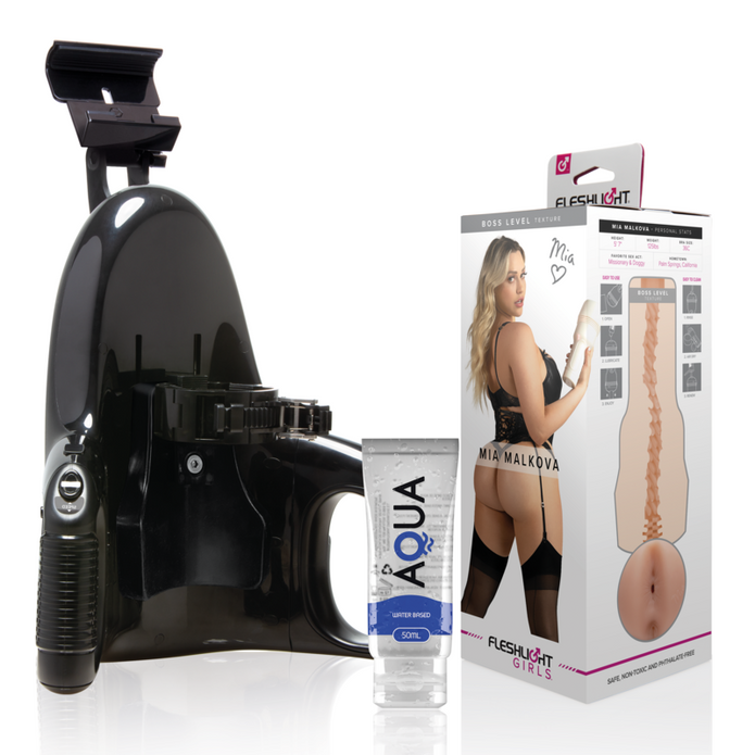 FLESHLIGHT - MIA MALKOVA BOSS LEVEL + UNIVERSAL LAUNCH + AQUA QUALITY LIUKUVOIDE 50 ML