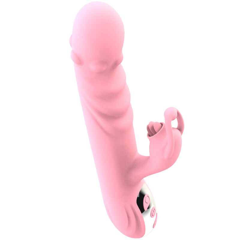 ARMONY - HELTUNGSVIBRATOR MED STIMULERANDE TUNG ROSA VÄRMEEFFEKT