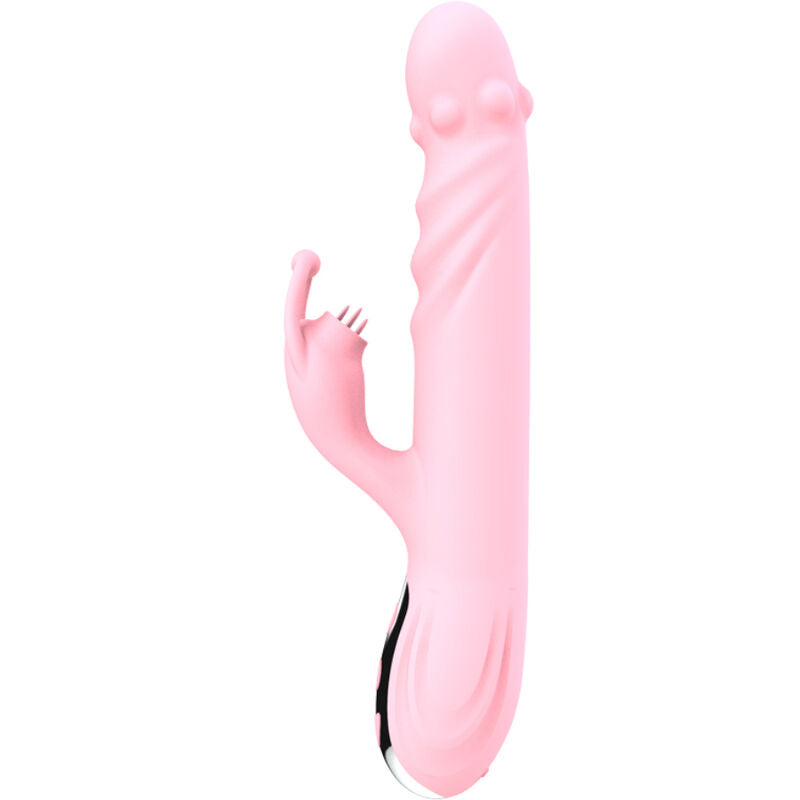 ARMONY - HELTUNGSVIBRATOR MED STIMULERANDE TUNG ROSA VÄRMEEFFEKT