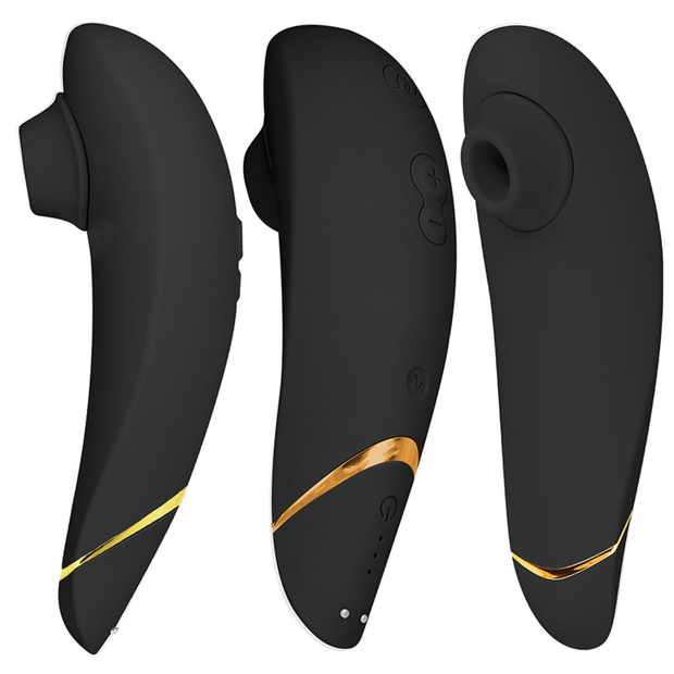 WOMANIZER - Premium 2 - klitoriskiihotin, musta