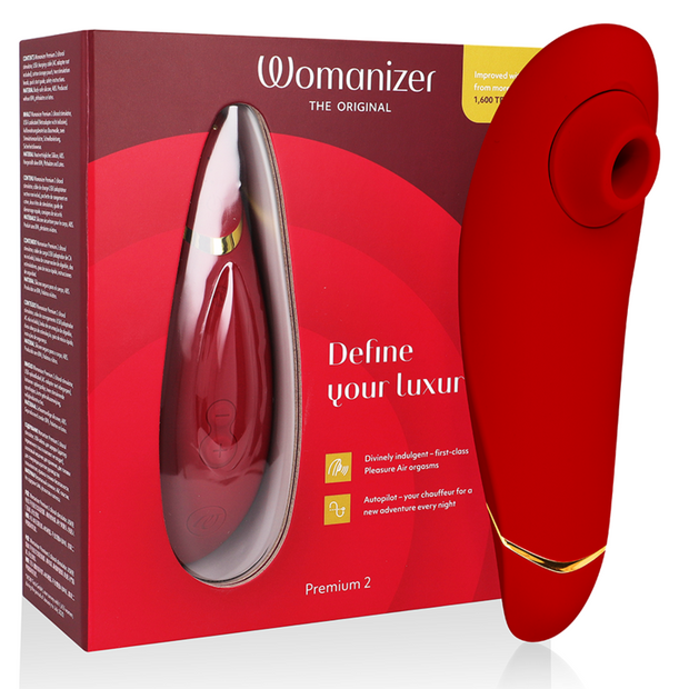 WOMANIZER - Premium 2 klitoriskiihotin Bordeaux