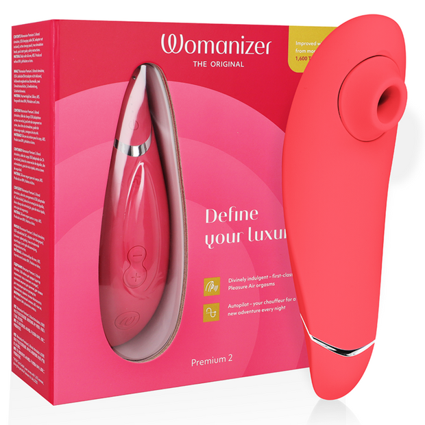 WOMANIZER - Premium 2 klitoriskiihotin - RASPBERRY