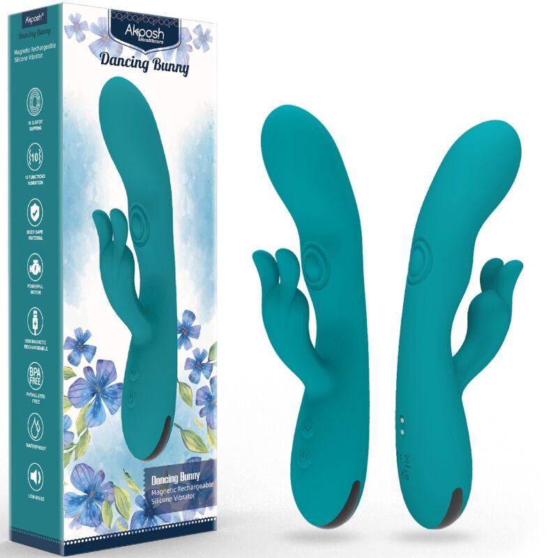 ARMONY - DANCING BUNNY VIBRATOR KANIN 10 HASTIGHETER GRÖN