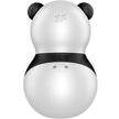 SATISFYER - POCKET PANDA STIMULATOR & VIBRATOR BLACK AND WHITE