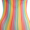 SUBBLIME - 952341 -  Sateenkaaren värinen verkkomekko, one size