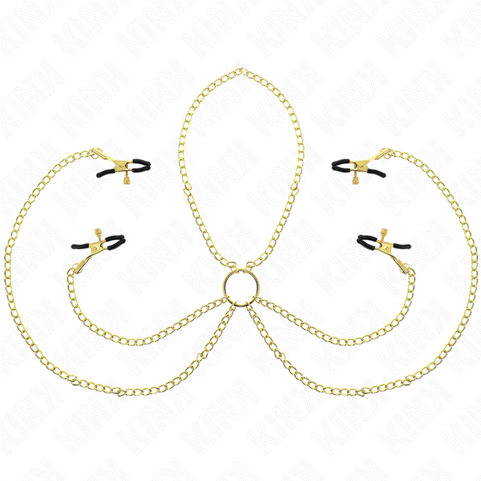 KINK - 4 säädettävää nänni ja klitorsnipistintä 