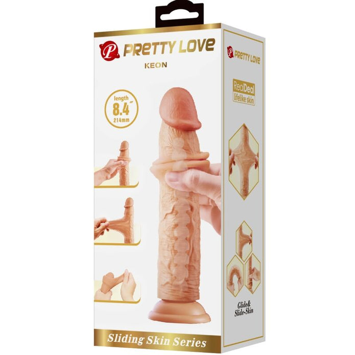PRETTY LOVE - Realistinen dildo, 21 cm