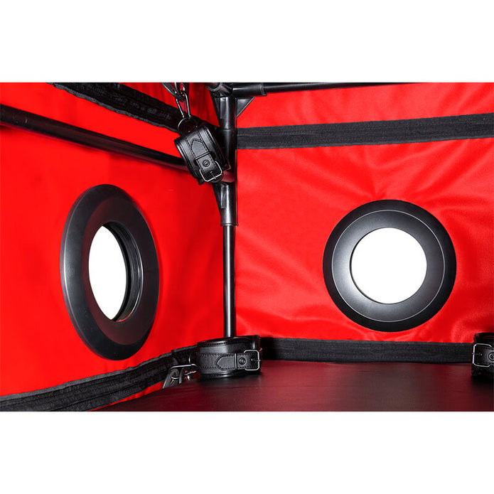 SECRET DOME - KINK CLUB LA NICHE CABIN BLACK & RED