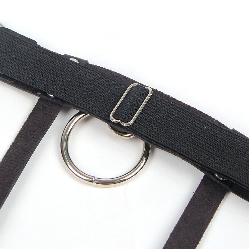 SUBBLIME - Säädettävä musta sukkanauha, one size