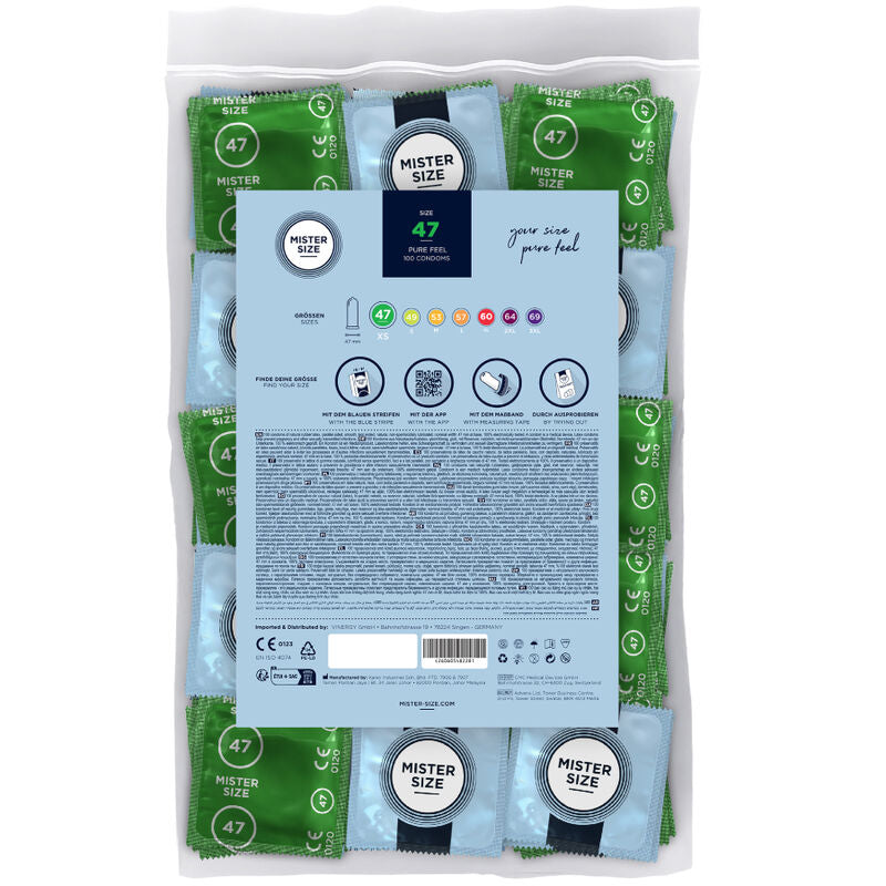 MISTER SIZE - Kondomi XS 47 mm 100 kpl