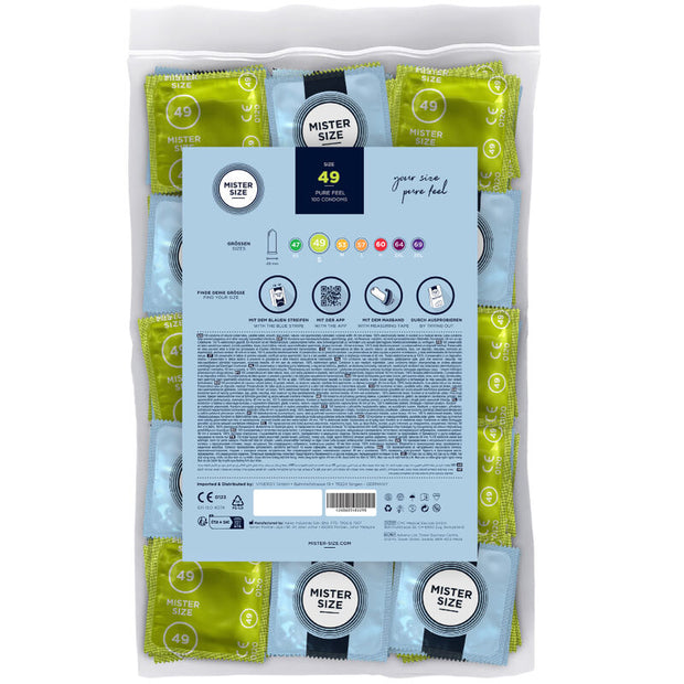 MISTER SIZE - Kondomit koko S 49 mm (100 kpl)