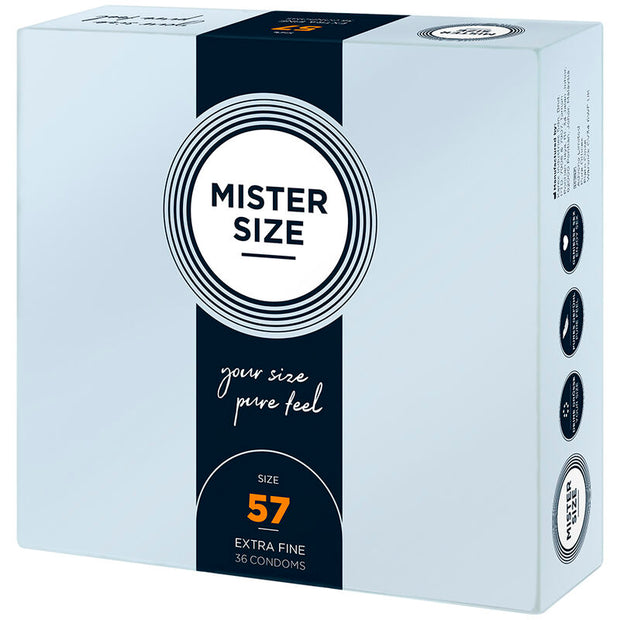 MISTER SIZE - Kondomit koko L 57 mm, 36 kpl