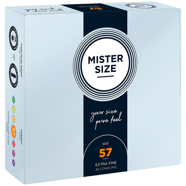 MISTER SIZE - Kondomit koko L 57 mm, 36 kpl