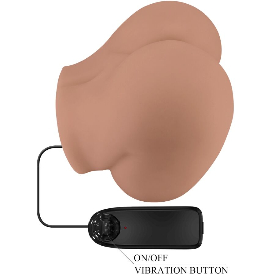 CRAZY BULL – BERNACE ANALVIBRATOR MED REALISTISK VAGINA OCH ANUS TEXTUR FJÄRRKONTROLL