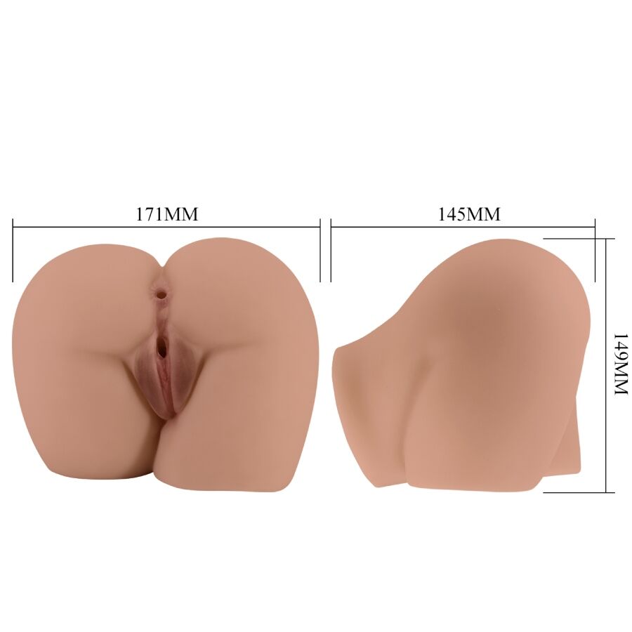CRAZY BULL – BERNACE ANALVIBRATOR MED REALISTISK VAGINA OCH ANUS TEXTUR FJÄRRKONTROLL