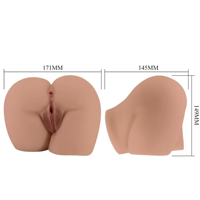 CRAZY BULL – BERNACE ANALVIBRATOR MED REALISTISK VAGINA OCH ANUS TEXTUR FJÄRRKONTROLL