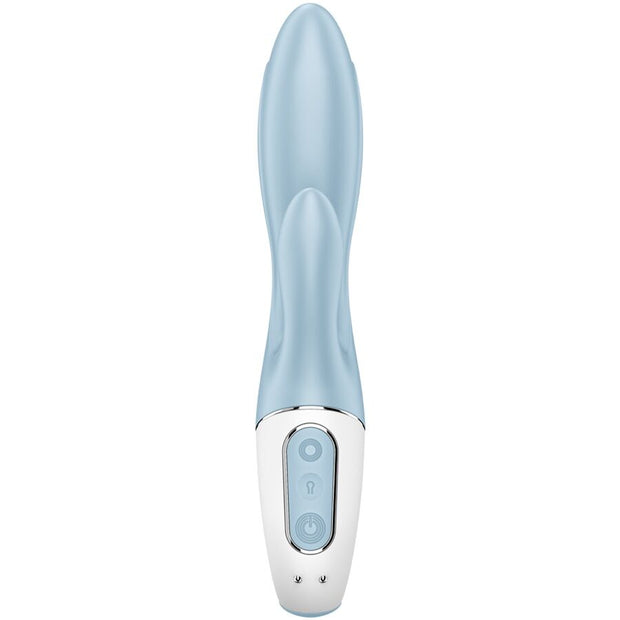 SATISFYER - AIR PUMP BUNNY 1 INFLATABLE RABBIT VIBRATOR BLUE