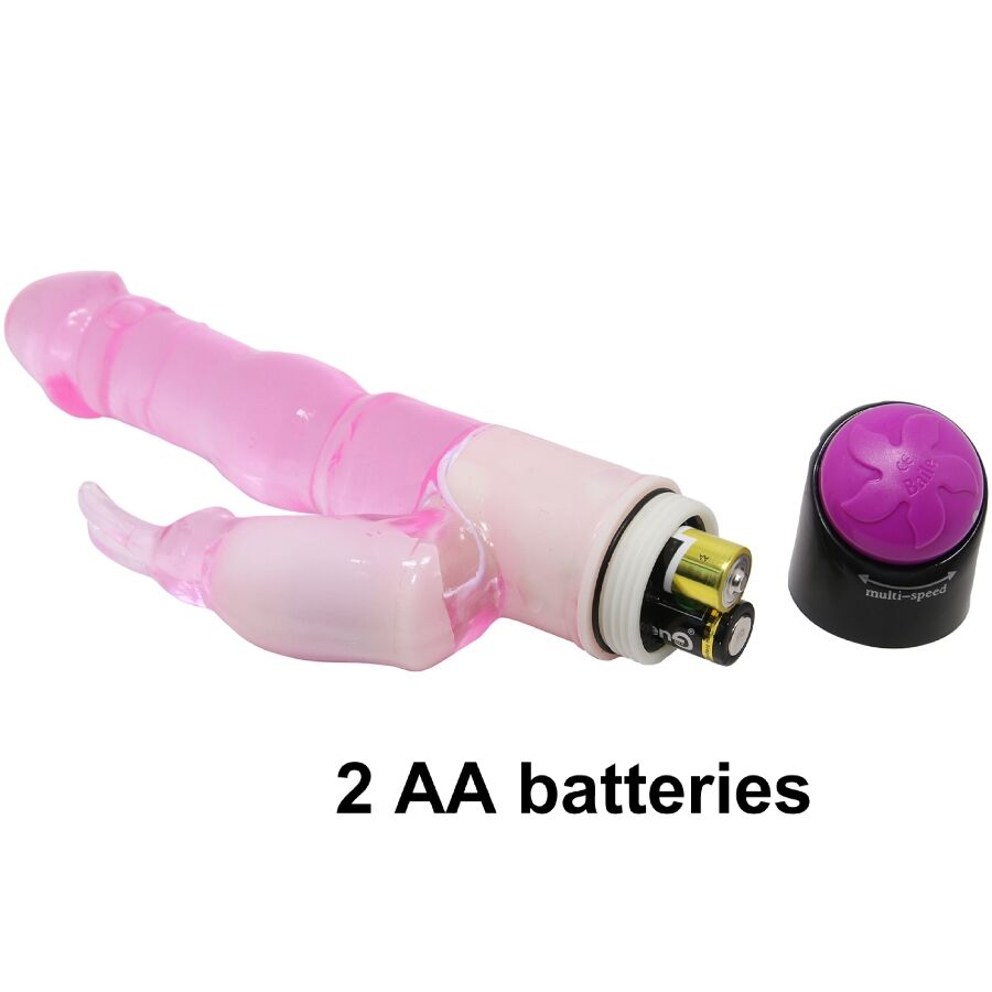 BAILE - Njutningsvågor Fantasy Vibrator med Kanin 23 cm