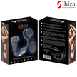 IBIZA - WIGGLE REMOTE CONTROLLED ROTATING ANAL PLUG WITH PERINEAL VIBRATION AND PENIS ENHANCING RINGS