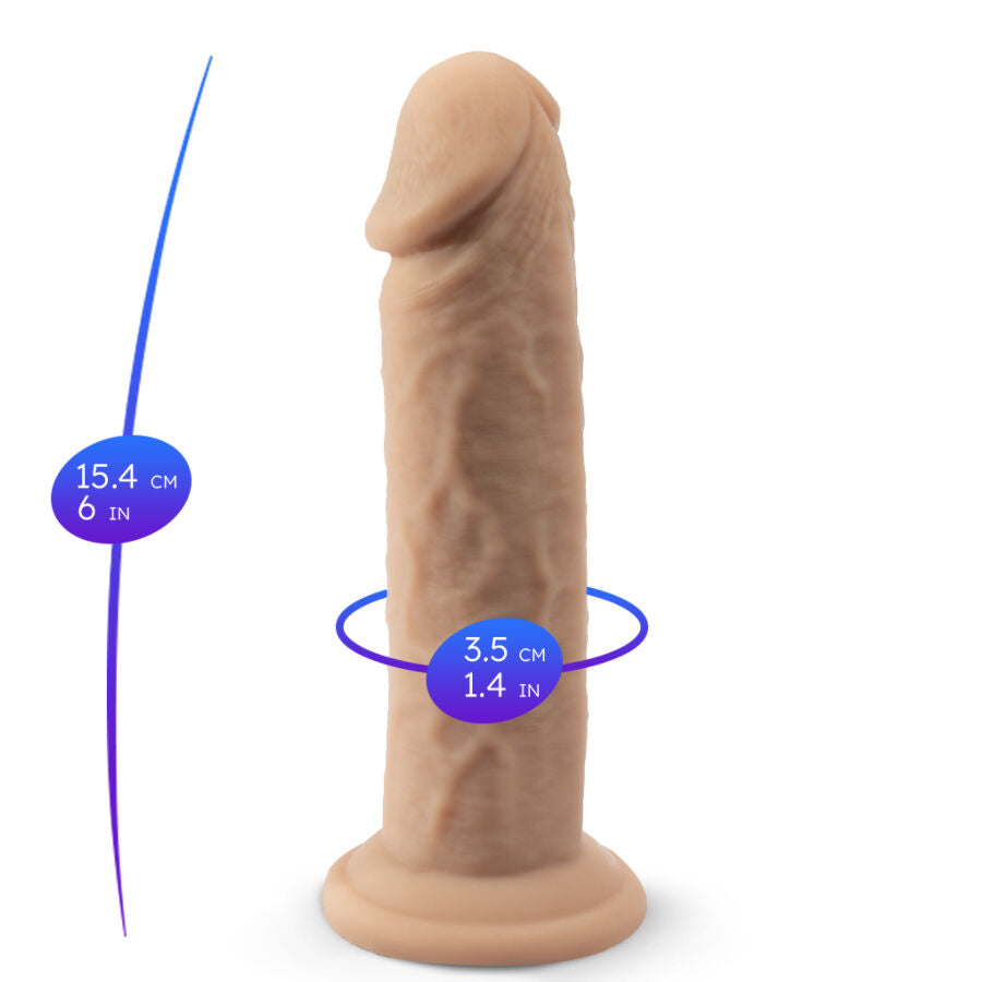 SILEXD - MODEL 2- Lämpöreaktiivinen Dildo, 15,4 cm