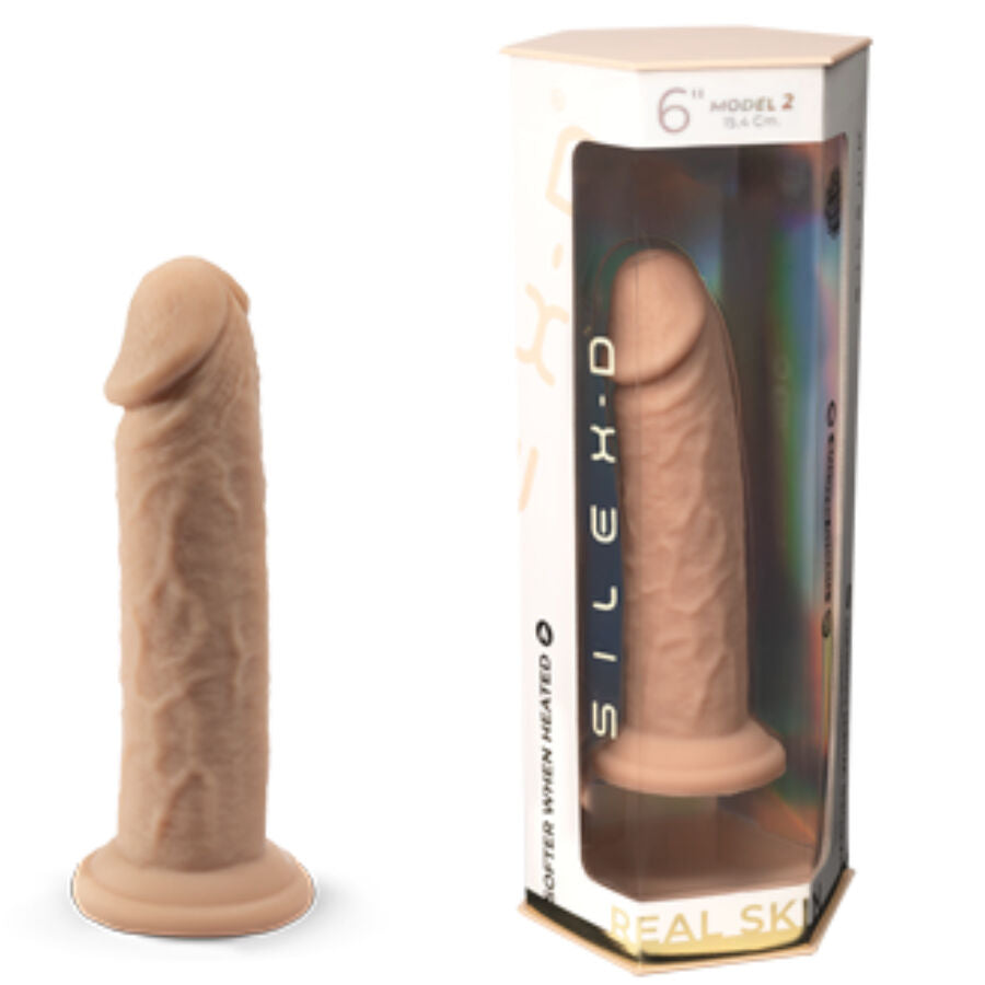 SILEXD - MODEL 2- Lämpöreaktiivinen Dildo, 15,4 cm