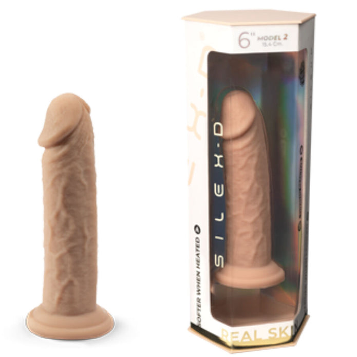 SILEXD - MODEL 2- Lämpöreaktiivinen Dildo, 15,4 cm