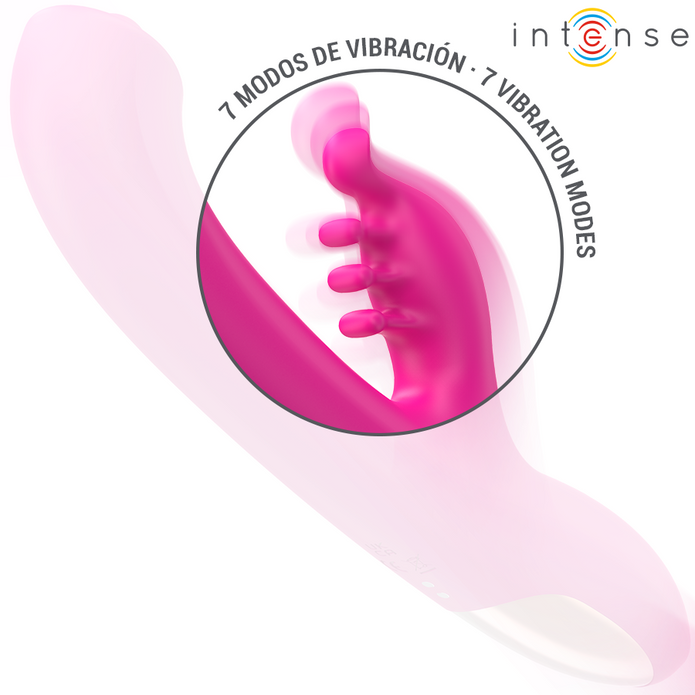 INTENSE -  Rabbit vibraattori, 22,5 cm pinkki
