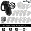 ADDICTED TOYS LOCKED - MINDNIGHT CELL PENIS CAGE SIZE L