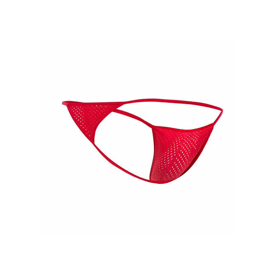 MOB - Punaiset mikrokuitu-V-stringit, koko L/XL