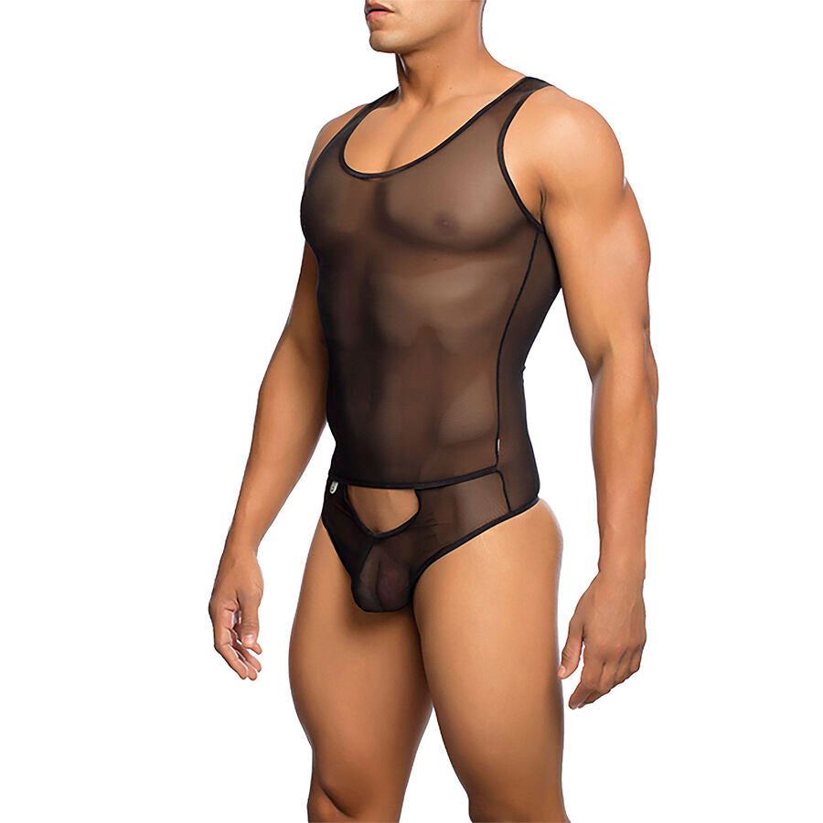 MOB - TRANSPARENT BLACK BODYSHEER SIZE S/M