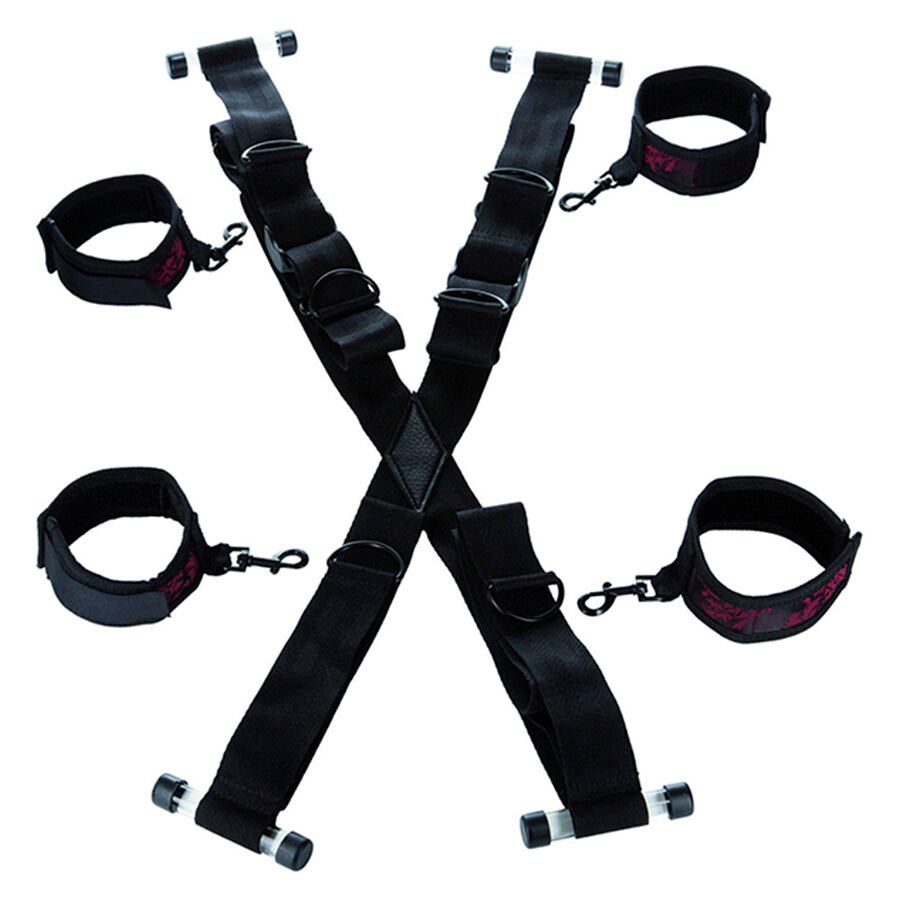 CALEXOTICS - SCANDAL CROSS-SHAPED DOOR HANDCUFFS